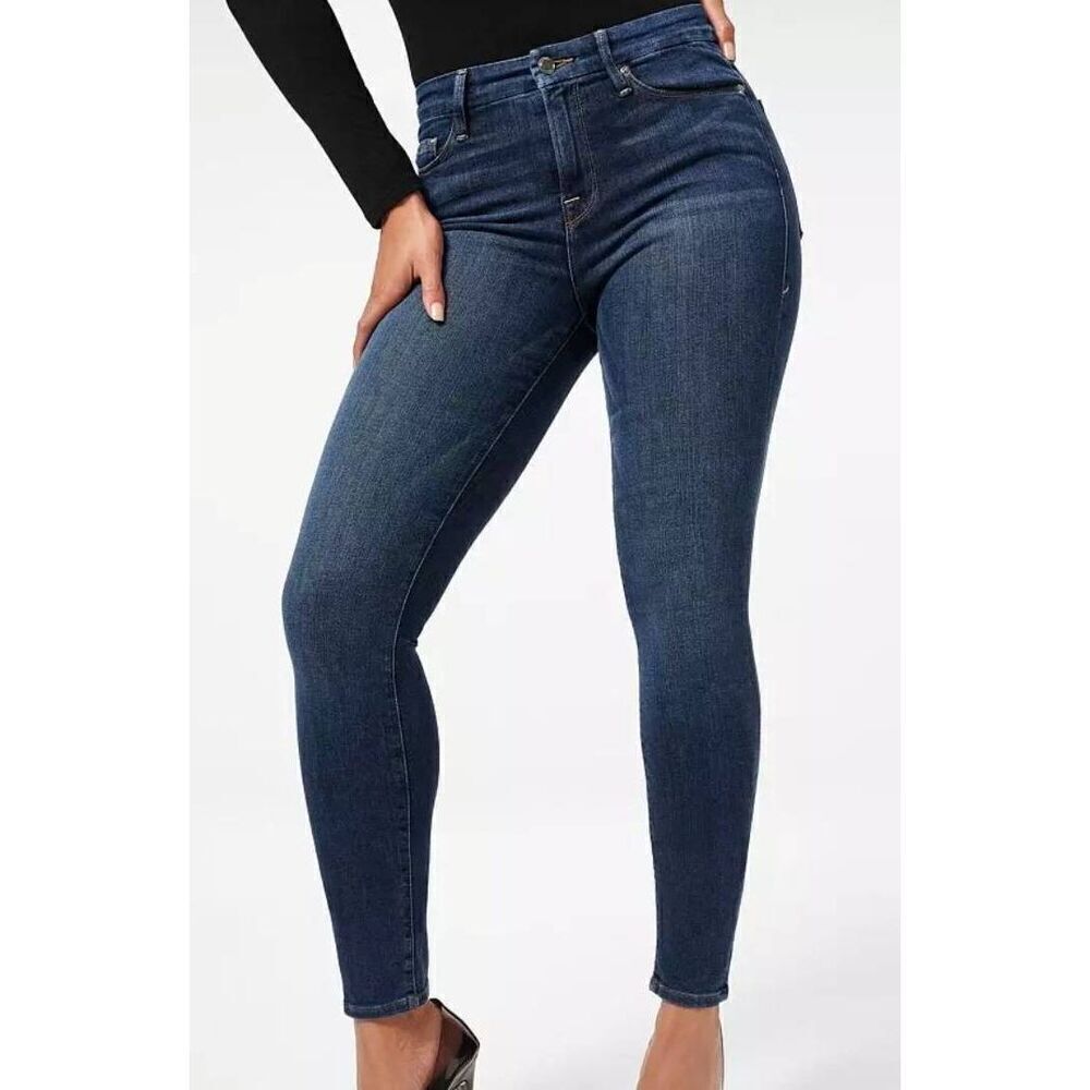 Good American Good Legs High Rise Skinny Stretch Jeans sz 14/32
